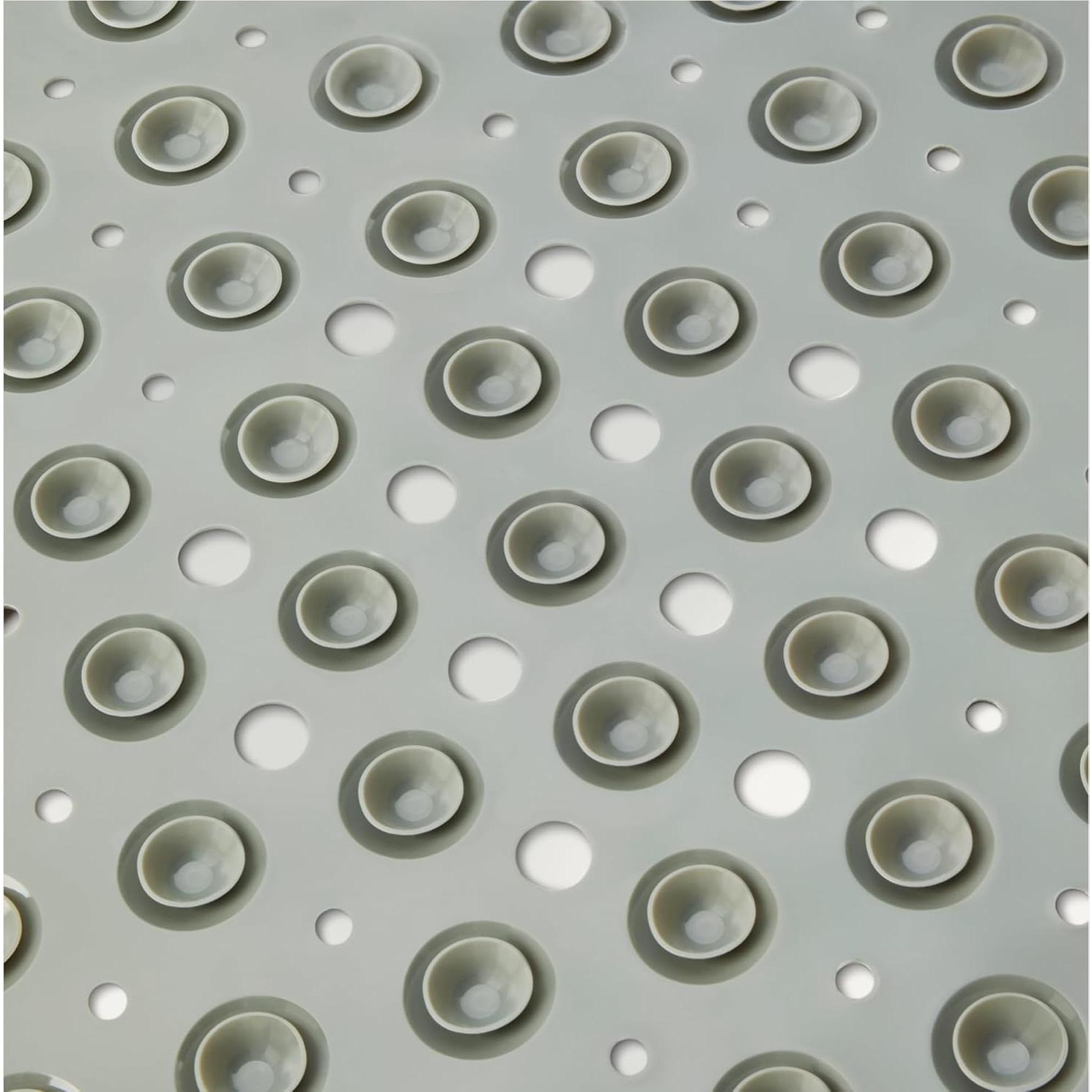 Alfombra de baño antideslizante Amazon Basics 101.6x40.6cm Gris