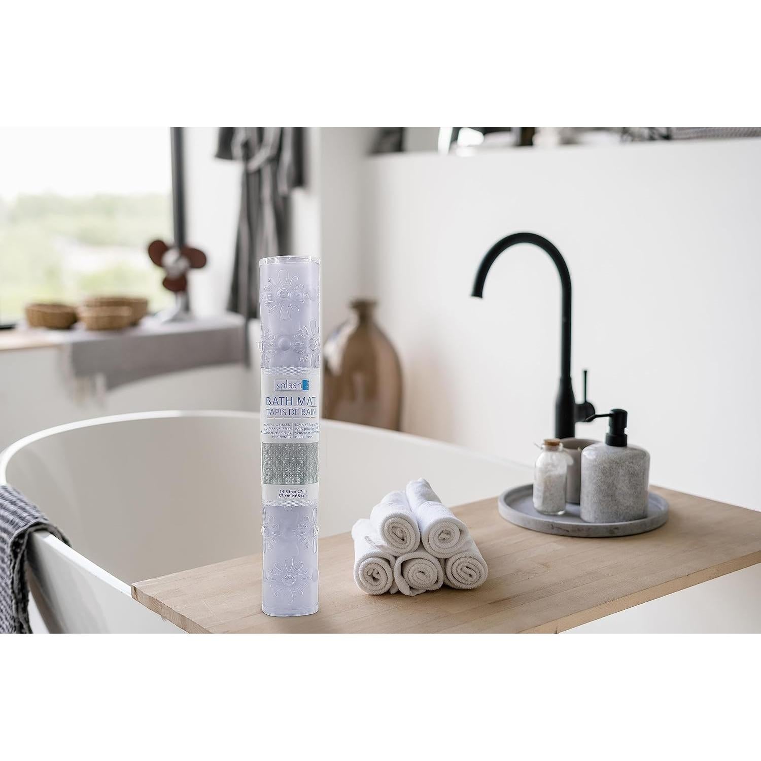 Tapete de Baño Antideslizante Splash Home 68.6x36.8cm PVC