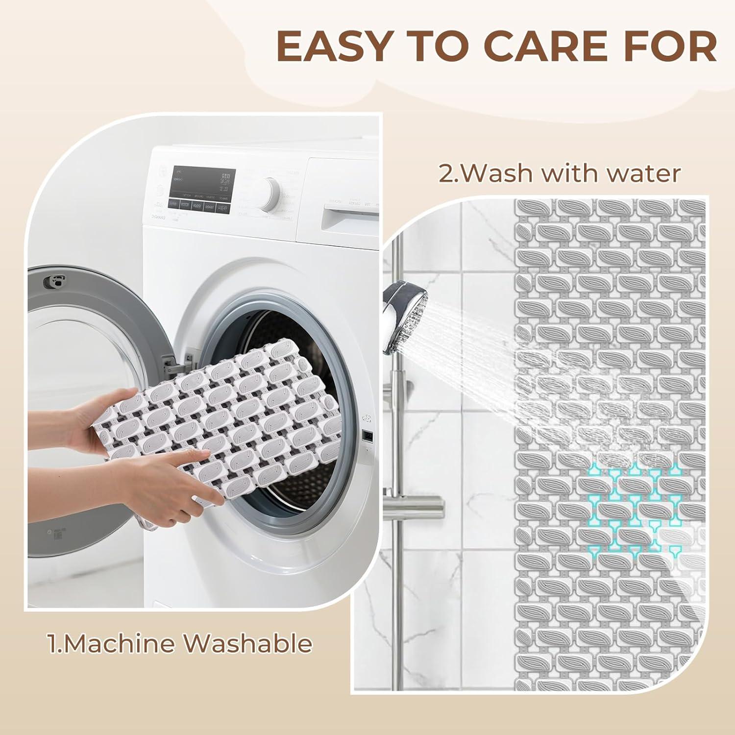 Alfombrilla Antideslizante PuoWeo 65x40 cm para Baño