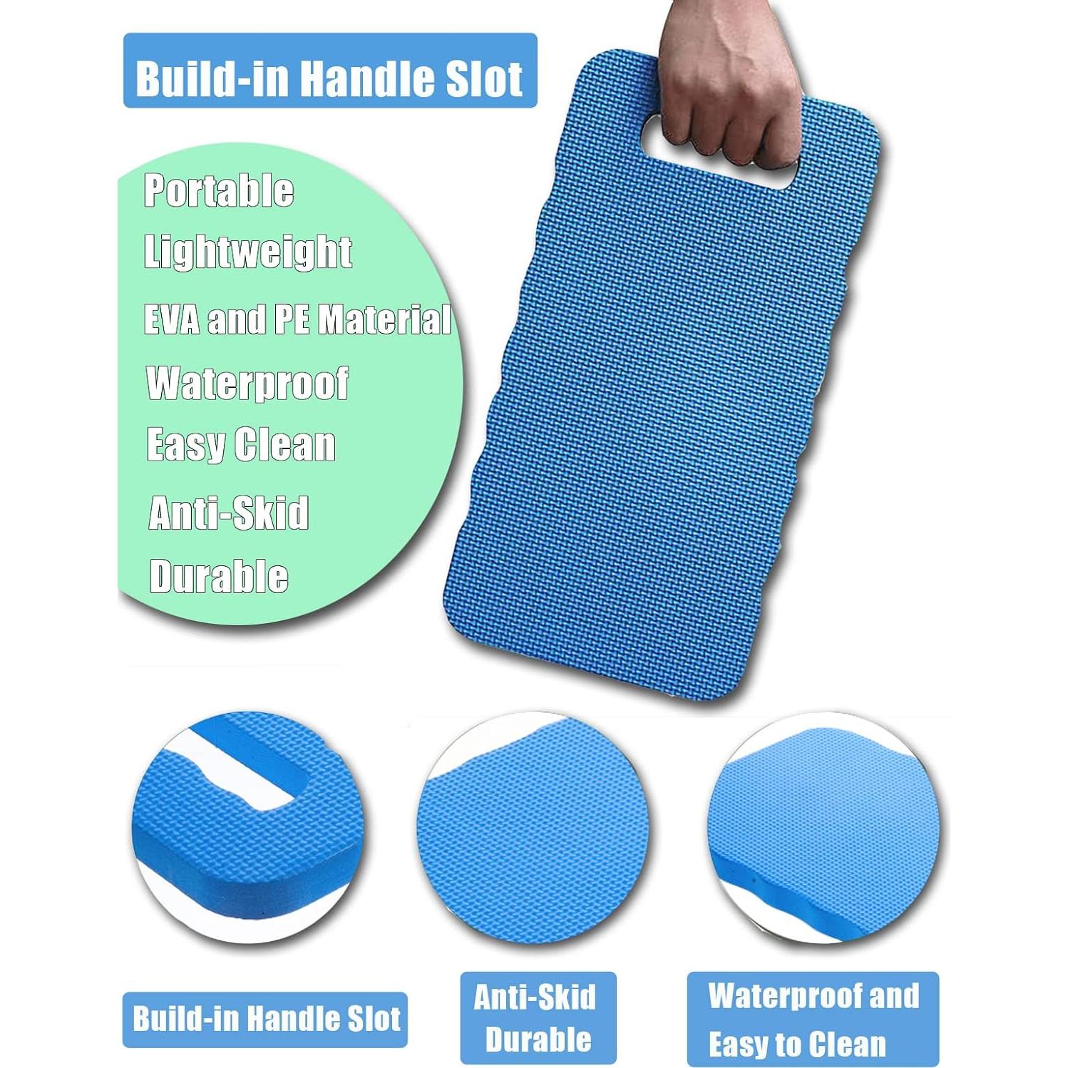 Almohadilla de Rodillas YWSHF 4 PCS Impermeable 40x18 cm Azul