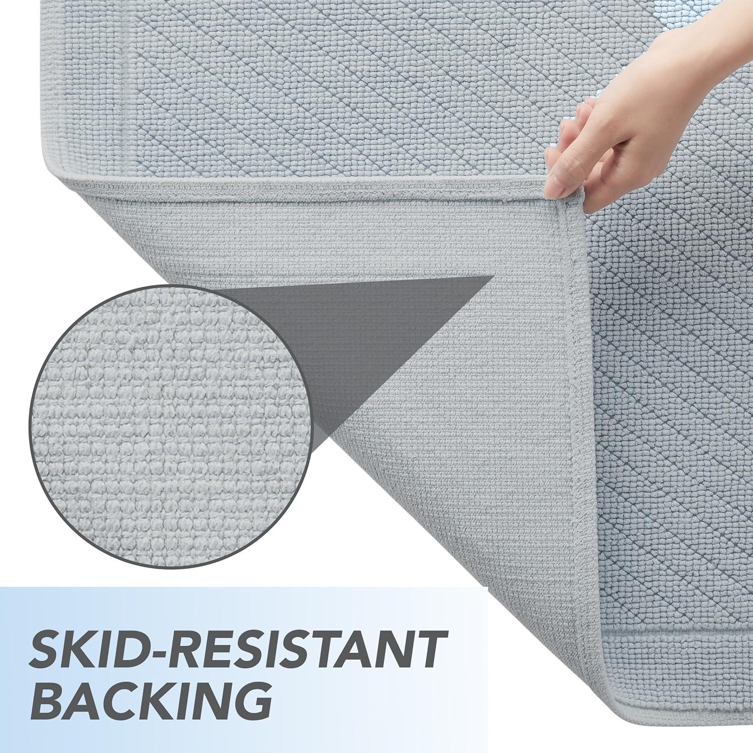 Alfombra de Baño Arkwright 100% Algodón 50.8x81.3 cm Azul