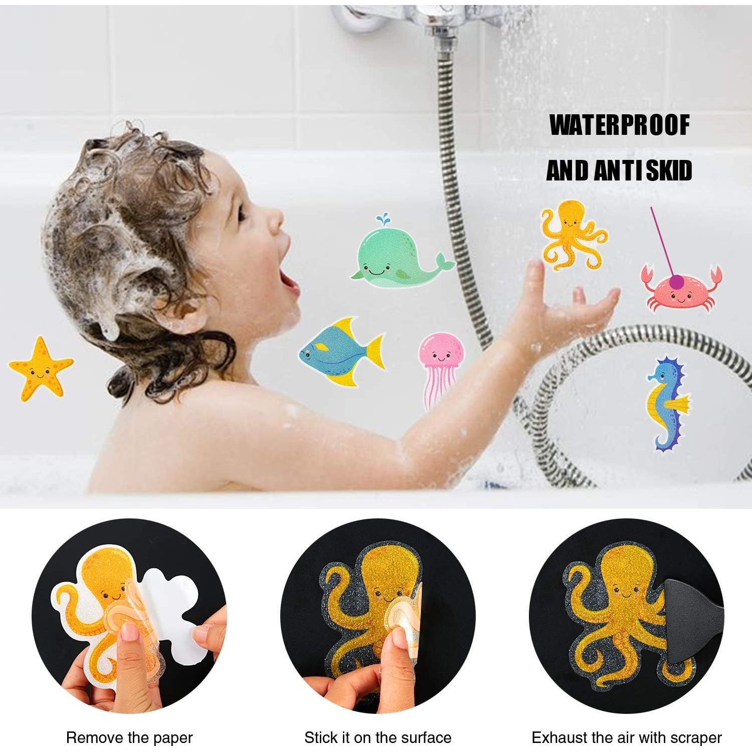 Pegatinas Antideslizantes para Bañera Seocpad 14 PCS Marinos