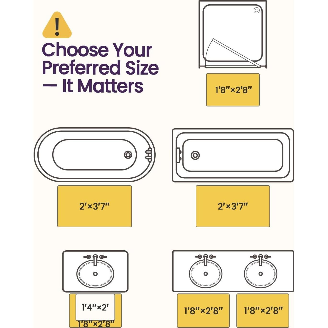 Alfombra de baño DEXI 40x60 cm chenilla antideslizante azul