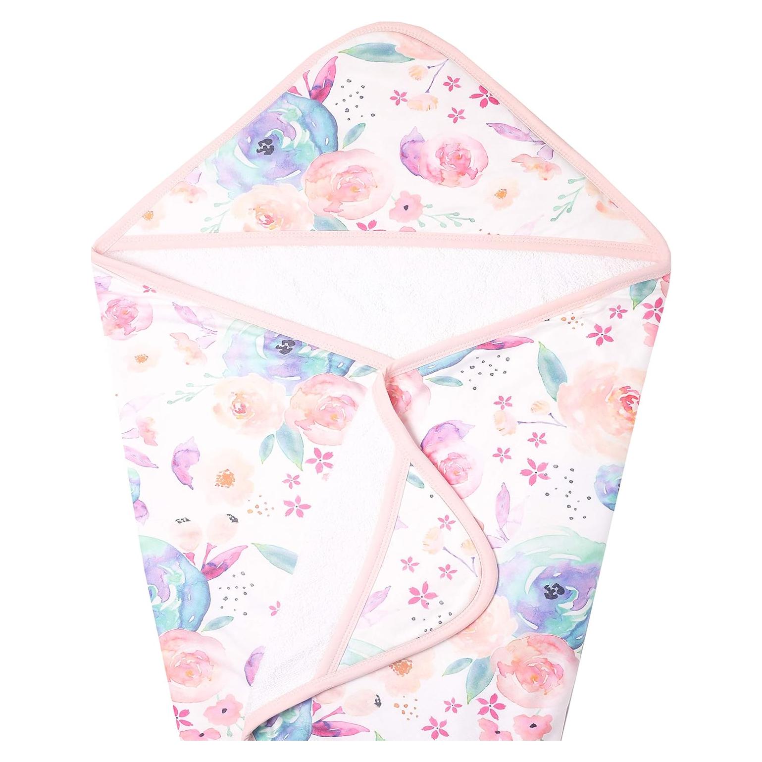 Toalla de baño con capucha Copper Pearl Bloom 83.82x83.82 cm