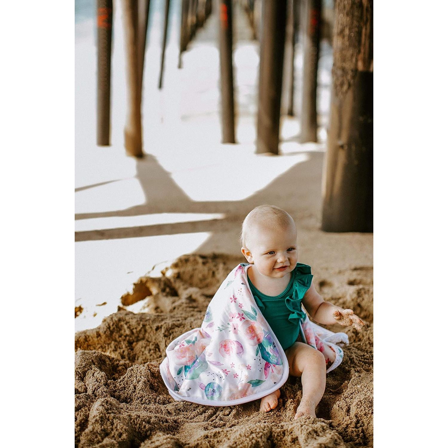 Toalla de baño con capucha Copper Pearl Bloom 83.82x83.82 cm