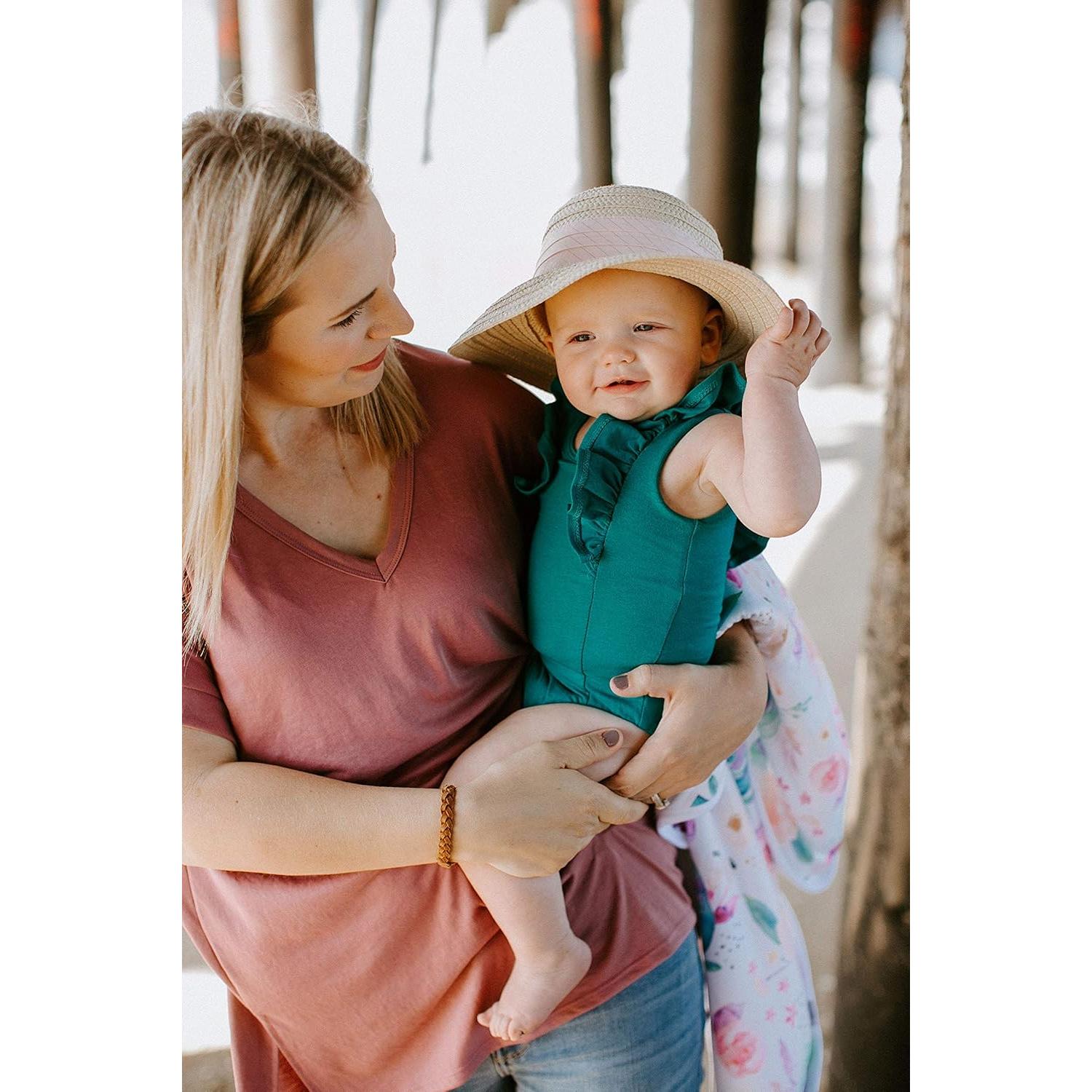 Toalla de baño con capucha Copper Pearl Bloom 83.82x83.82 cm