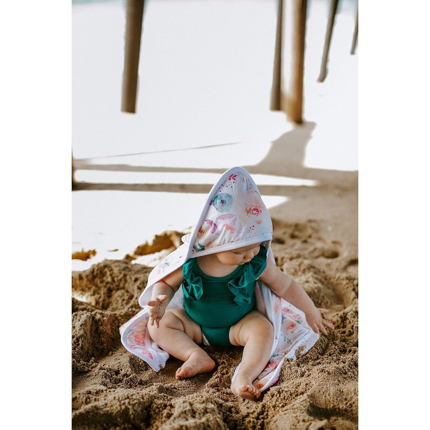 Toalla de baño con capucha Copper Pearl Bloom 83.82x83.82 cm