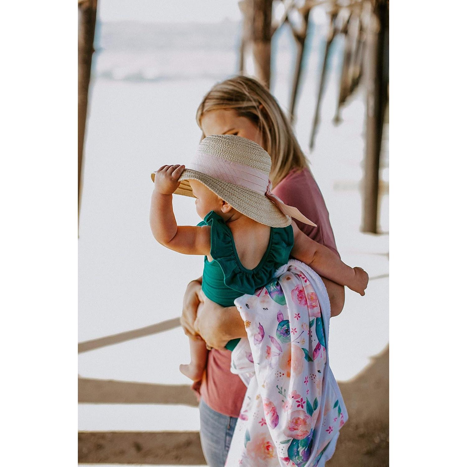 Toalla de baño con capucha Copper Pearl Bloom 83.82x83.82 cm