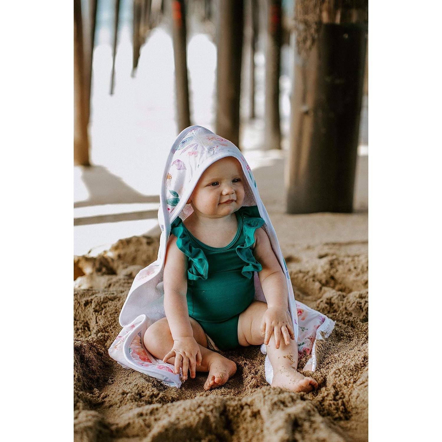 Toalla de baño con capucha Copper Pearl Bloom 83.82x83.82 cm