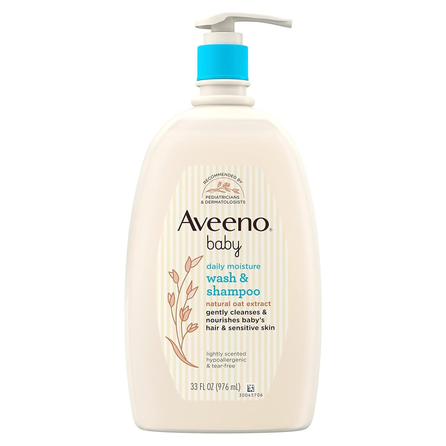 Aveeno Bebé Jabón Corporal y Champú 2 en 1 Hipoalergénico 1.14 kg