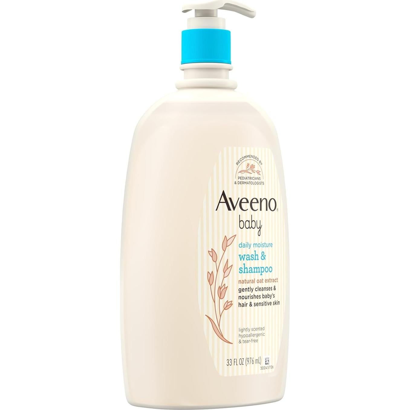 Aveeno Bebé Jabón Corporal y Champú 2 en 1 Hipoalergénico 1.14 kg