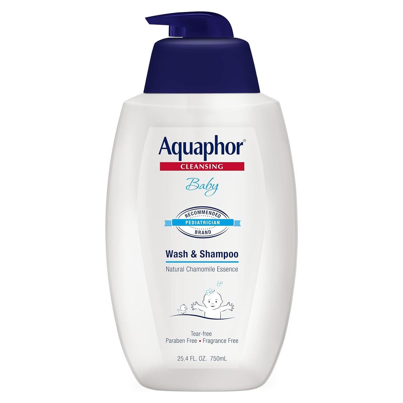 Aquaphor Jabón y Champú para Bebés Sin Fragancia 750 ml