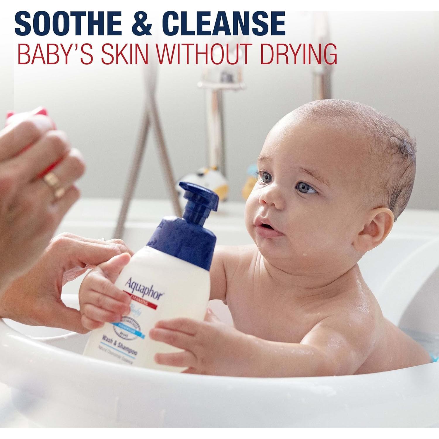 Aquaphor Jabón y Champú para Bebés Sin Fragancia 750 ml