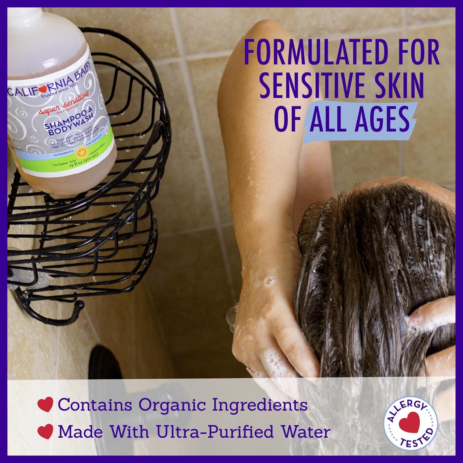 Champú y Jabón Corporal Hipoalergénico California Baby 562 mL