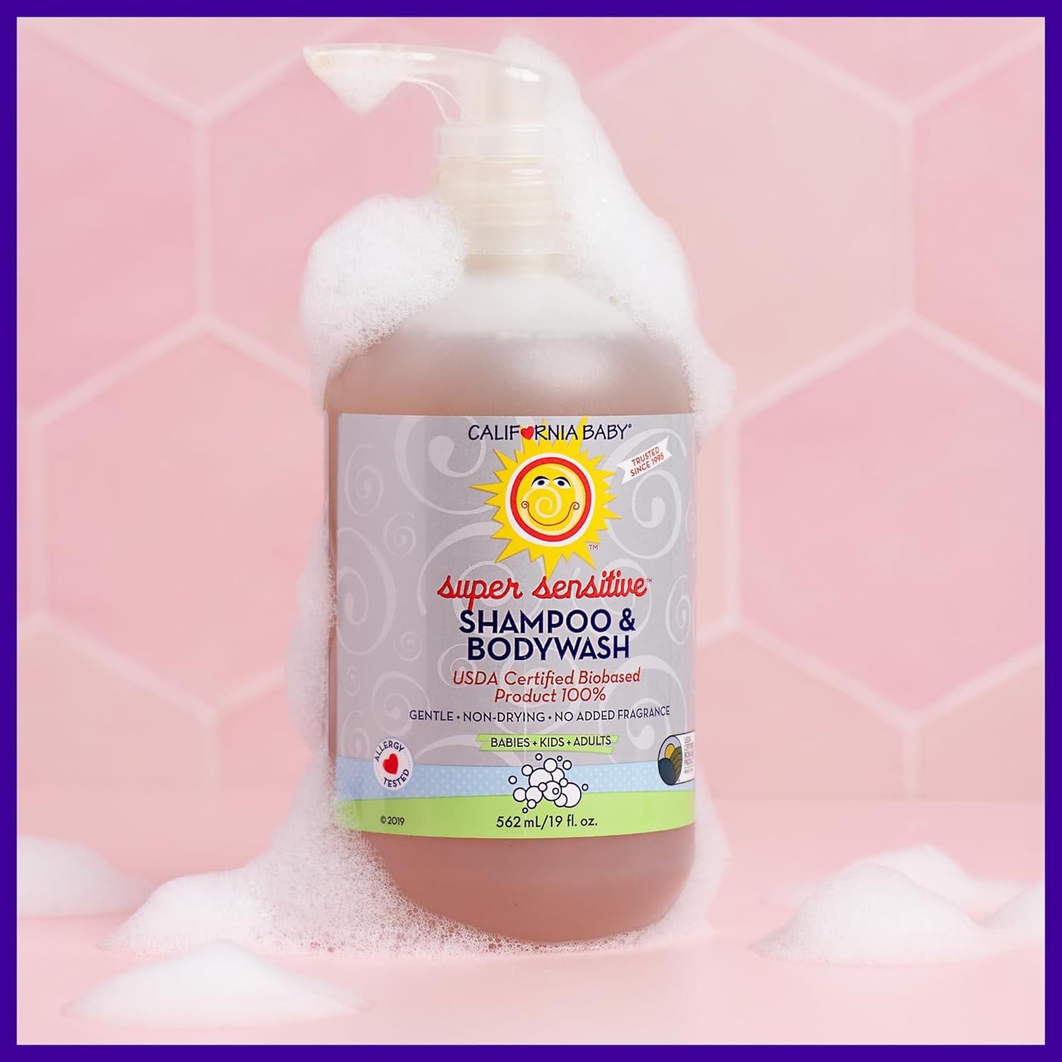 Champú y Jabón Corporal Hipoalergénico California Baby 562 mL