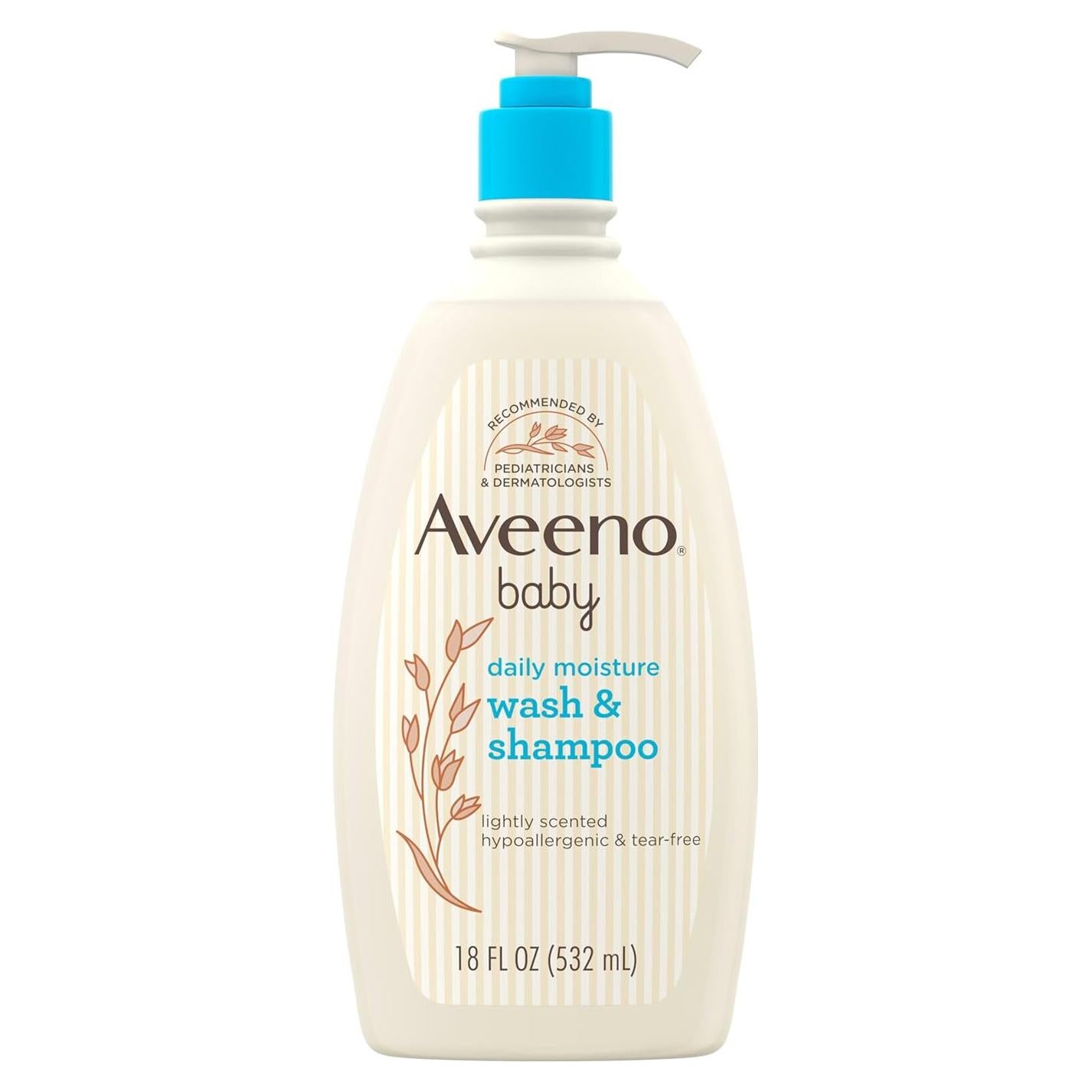 Aveeno Bebé Gel de Baño y Champú 2-en-1 532 ml - Hipoalergénico