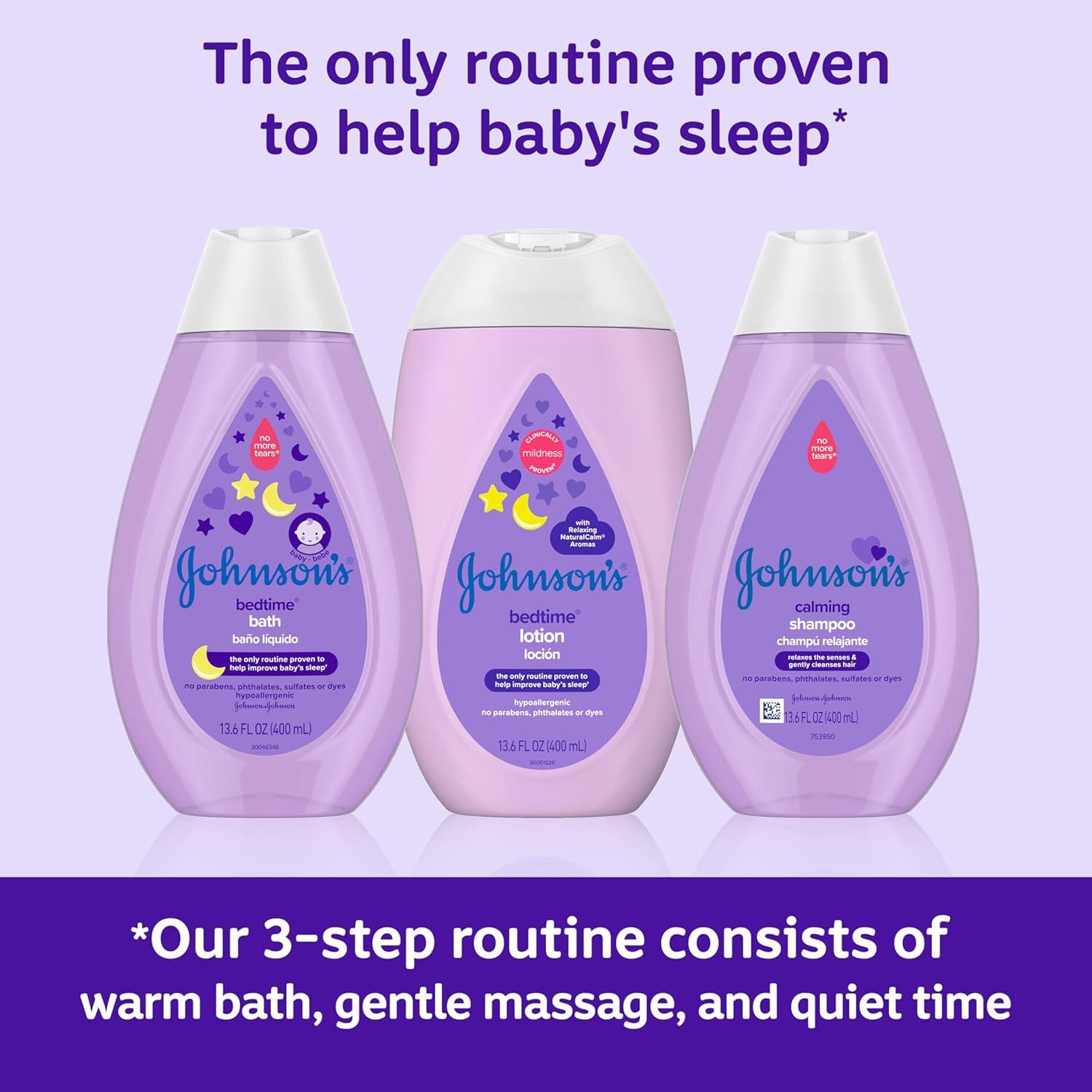 Set de Regalo Johnson's Baby para la Hora de Dormir - 3 Artículos