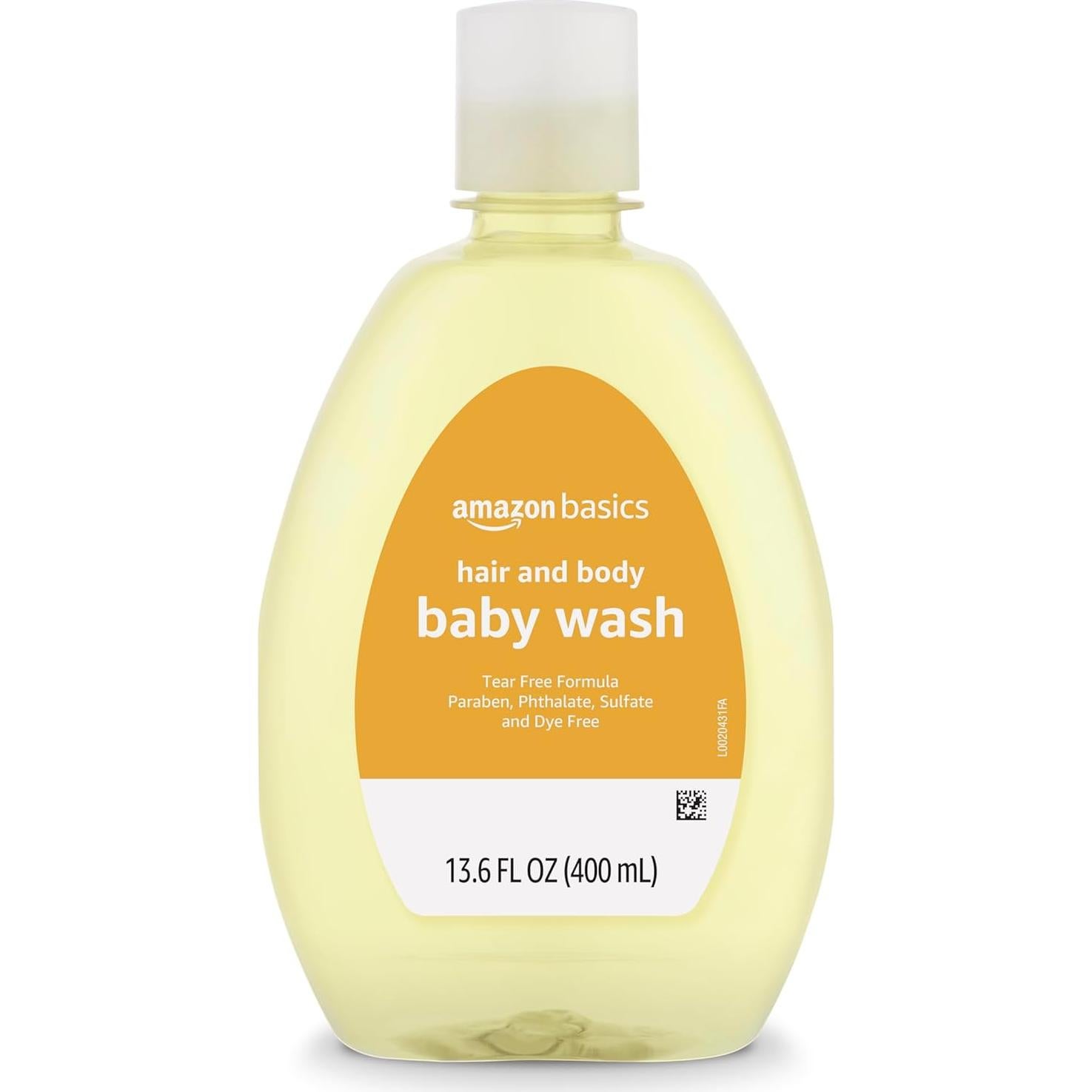 Jabón para Bebés Sin Lagrimas Amazon Basics 403.6 ml x 4