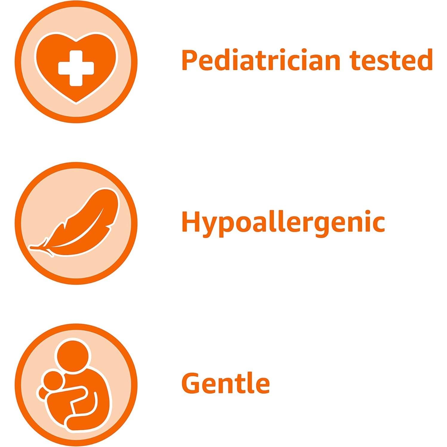 Jabón para Bebés Sin Lagrimas Amazon Basics 403.6 ml x 4