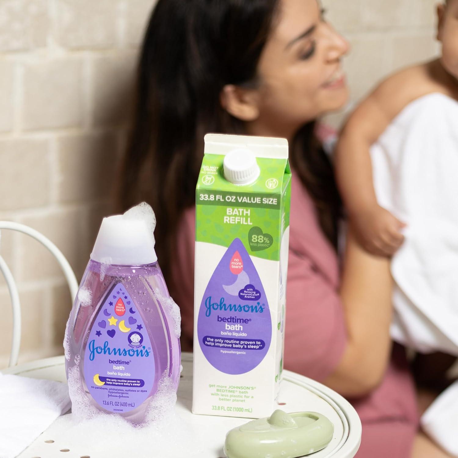 Baño Nocturno Johnson 1000 ml Hipoalergénico Sin Lagrimas