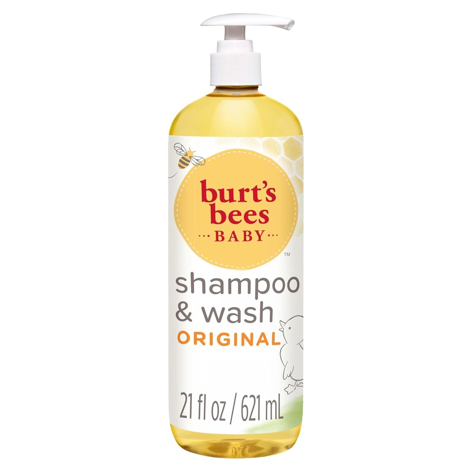Champú y Lavado para Bebés Burt's Bees Original 621 ml