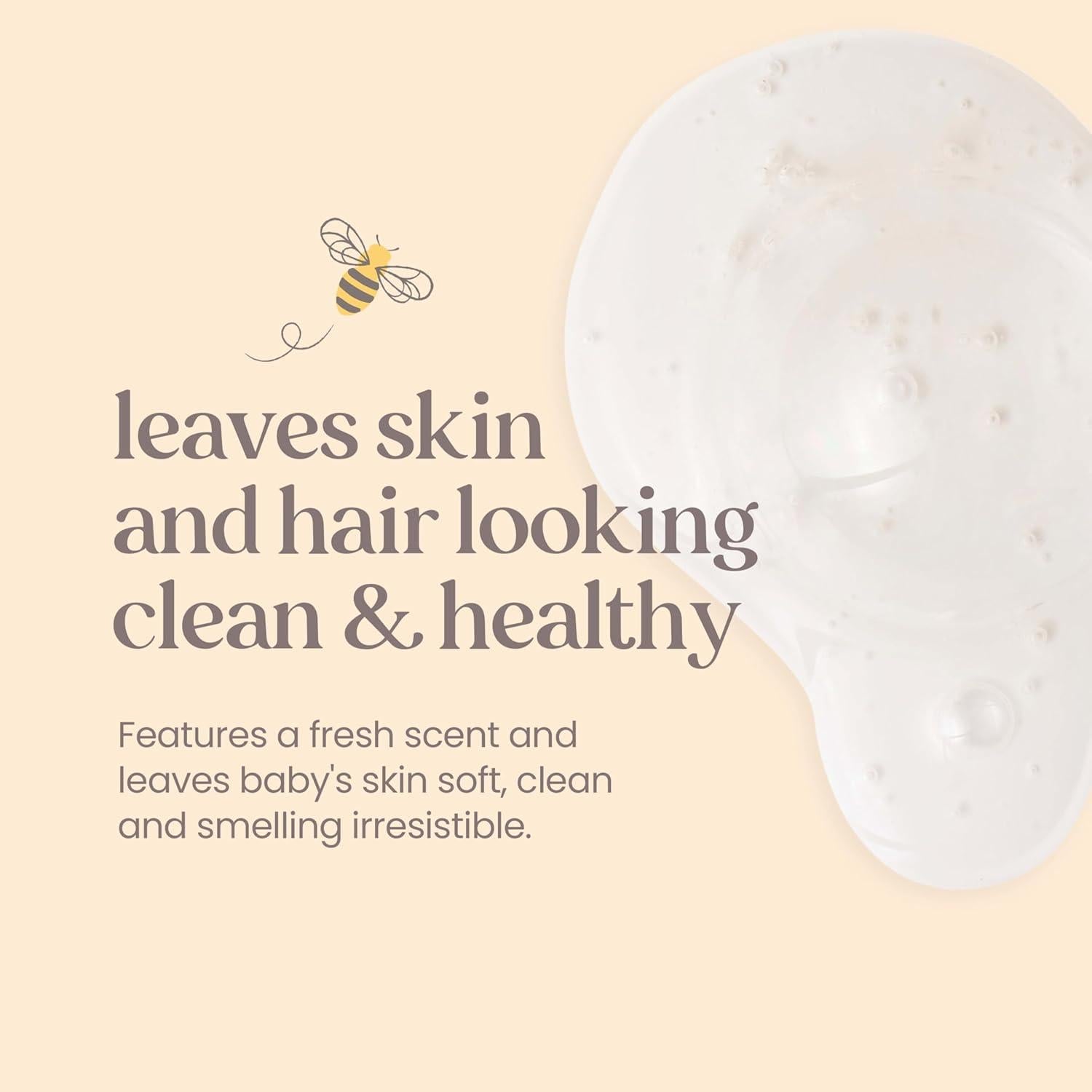 Champú y Lavado para Bebés Burt's Bees Original 621 ml