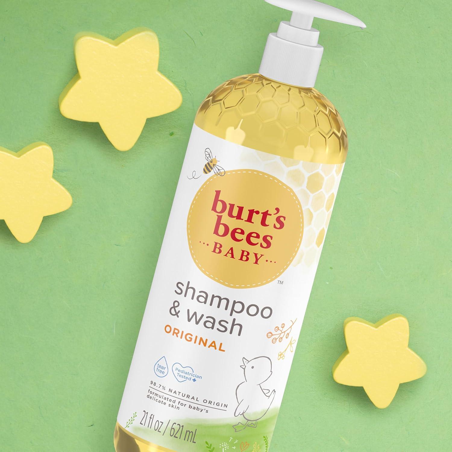 Champú y Lavado para Bebés Burt's Bees Original 621 ml