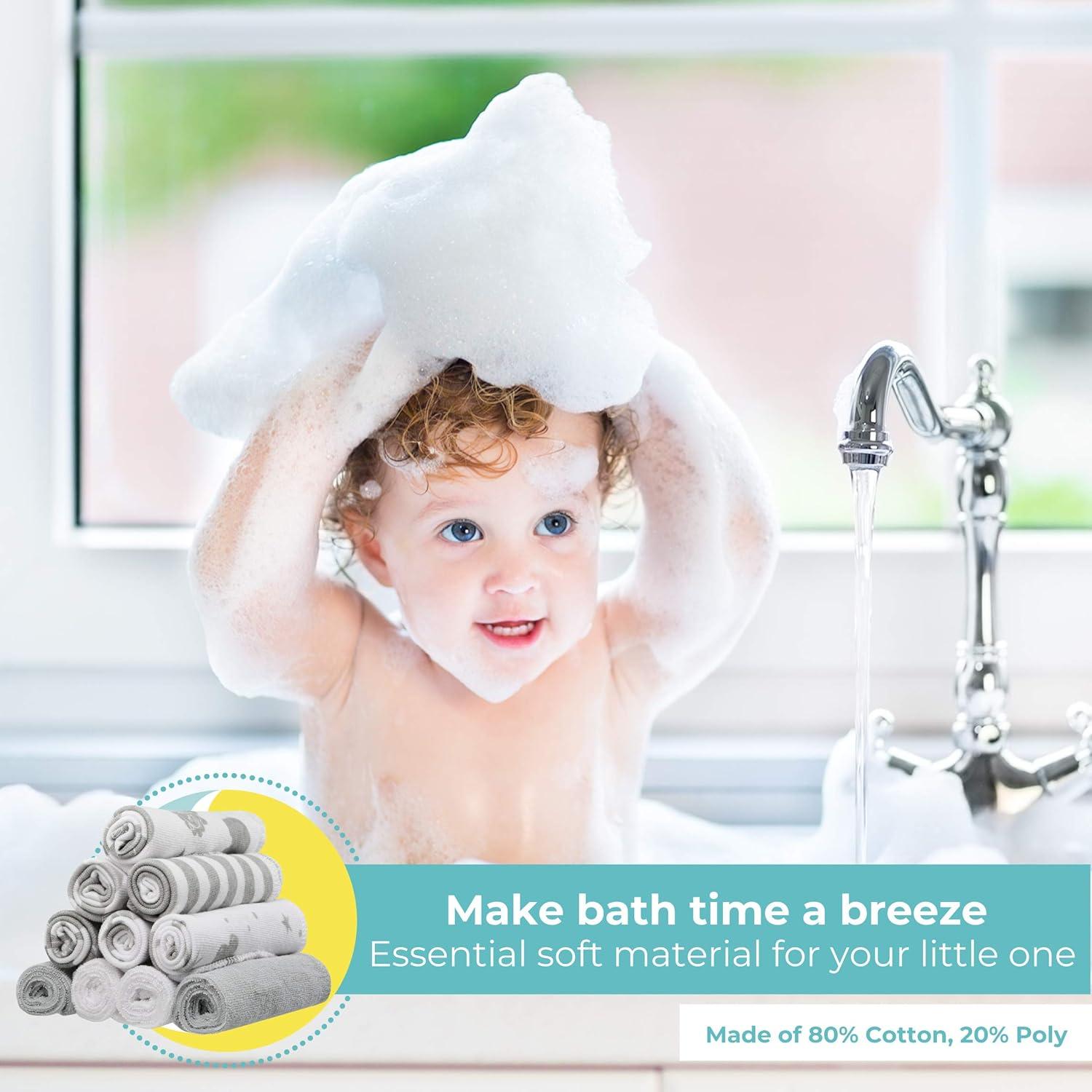 Conjunto de Toallitas de Lavado Spasilk para Bebés 10 Piezas