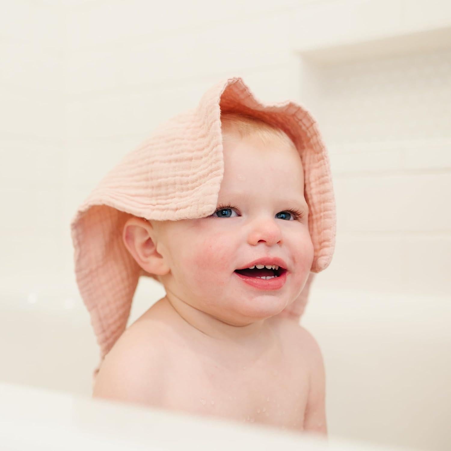 Toallas de Baño para Bebés Konssy 100% Algodón 28x28 cm 7 Piezas