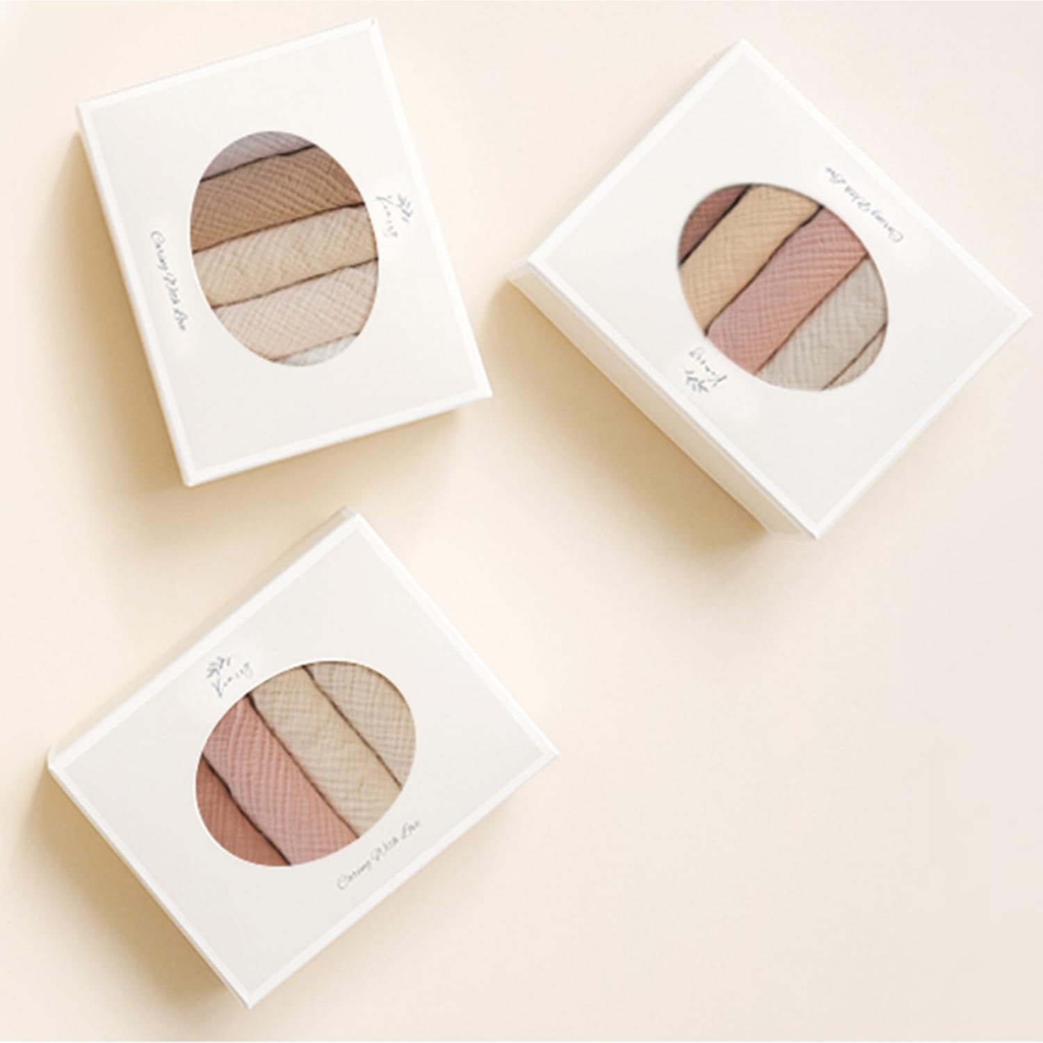 Toallas de Baño para Bebés Konssy 100% Algodón 28x28 cm 7 Piezas