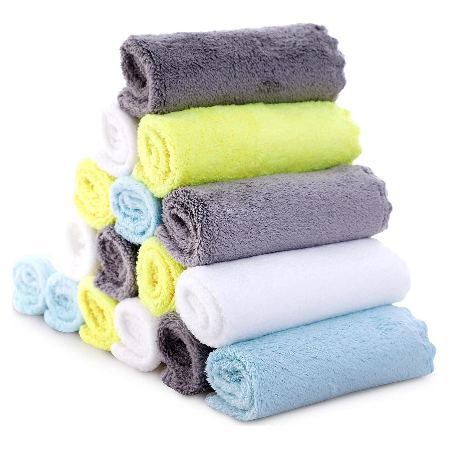 Toallitas de Baño Cute Castle 16 Piezas 23x23 cm Piel Sensible