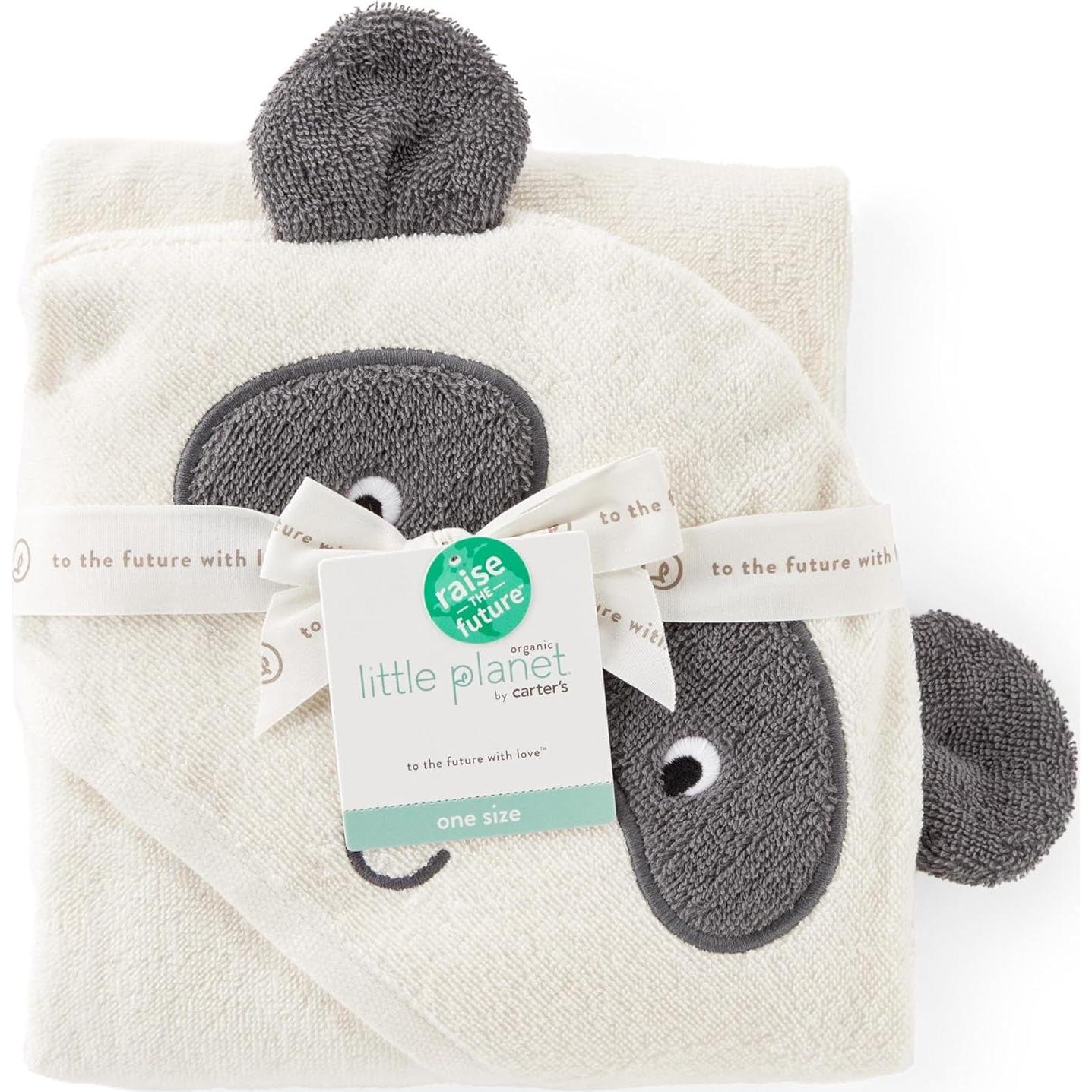 Toalla de Baño Orgánica Pequeño Planeta Panda 100% Algodón