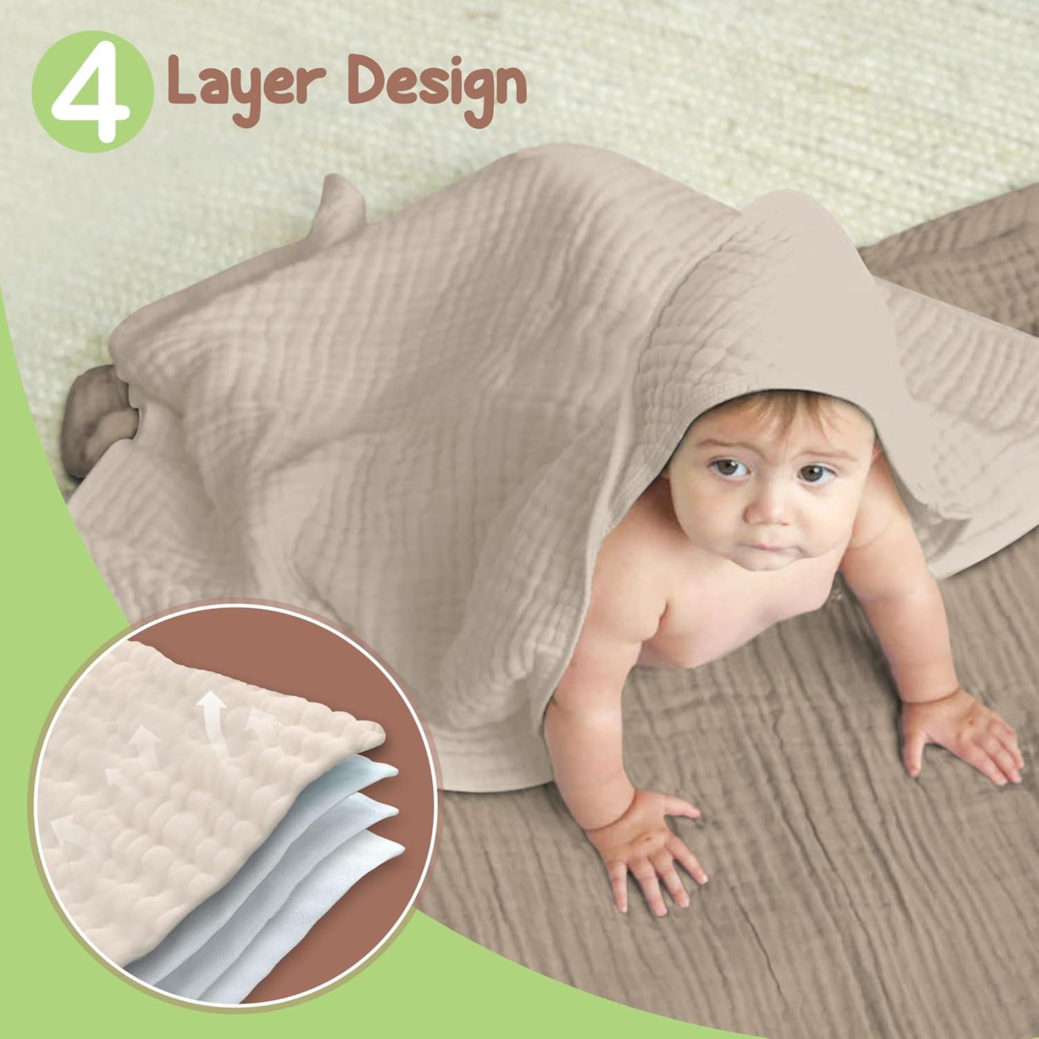 Toallas de baño con capucha Infancie 80.8x80.8 cm 2 unidades