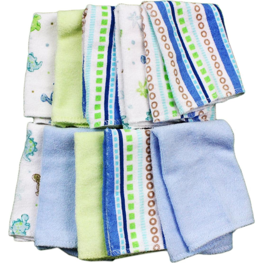 Paquete de 10 Paños de Baño Suaves Spasilk para Bebés