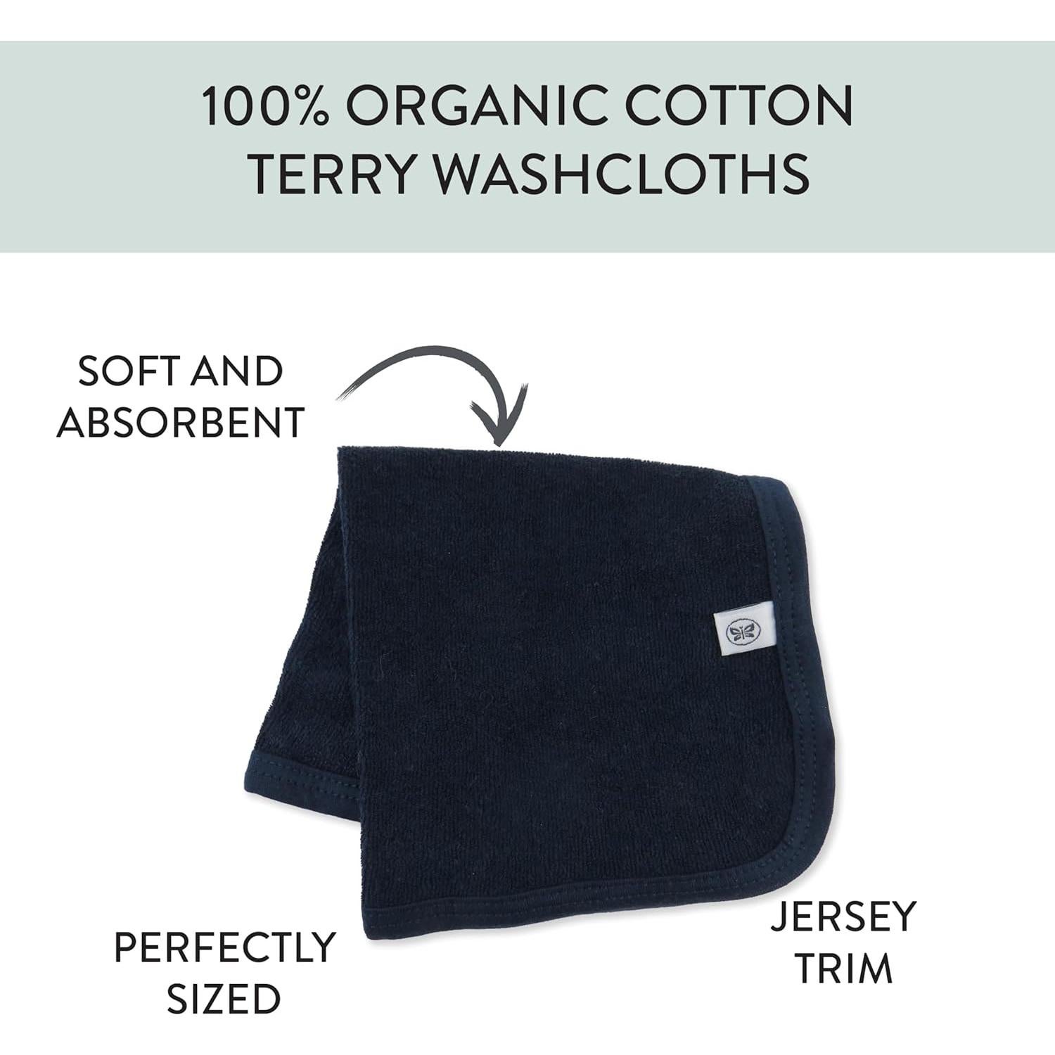 Conjunto de Paños de Baño HonestBaby 100% Algodón Orgánico 5 Pzas