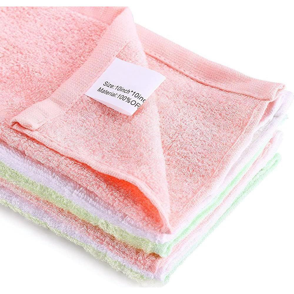 9 Paños de Baño CEMILA para Bebés 25x25 cm Suaves y Absorbentes