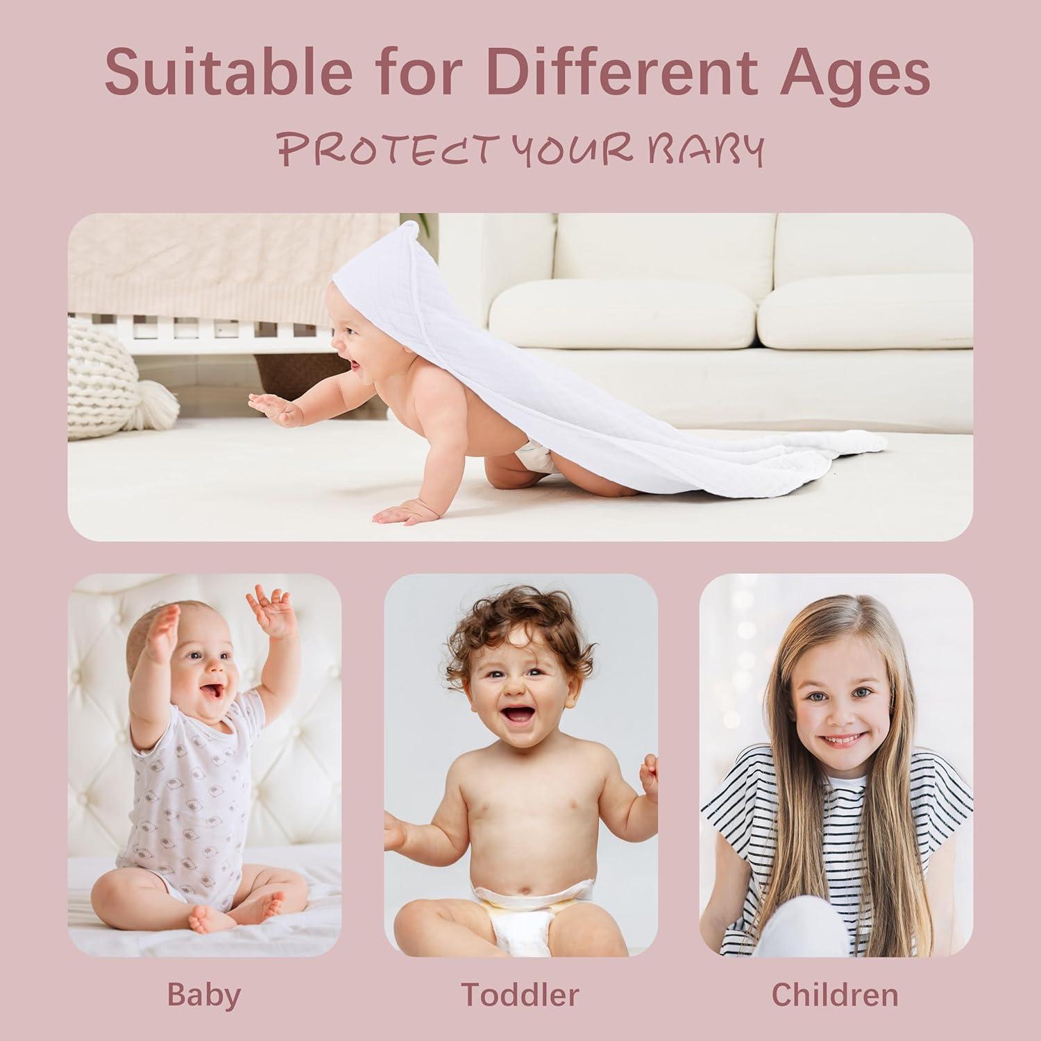 Toallas de Baño con Capucha MOON PARK 2 Piezas 81x81cm Algodón