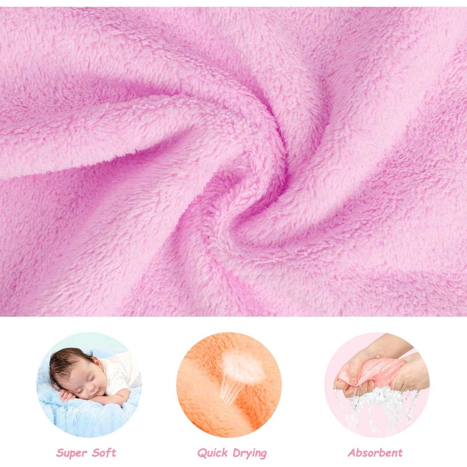 Toallitas de Baño Orighty 24 Pack Microfibra Coral Fleece