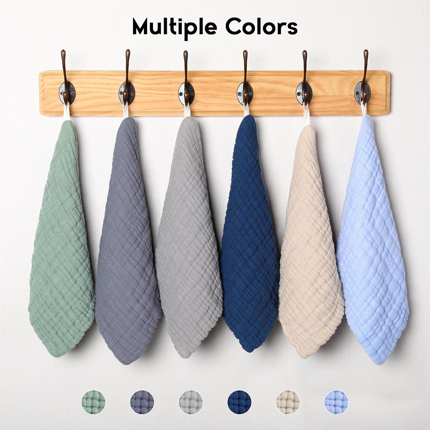 Toallitas de Muselina para Bebés Unnivoll - 6 Piezas 30x30cm