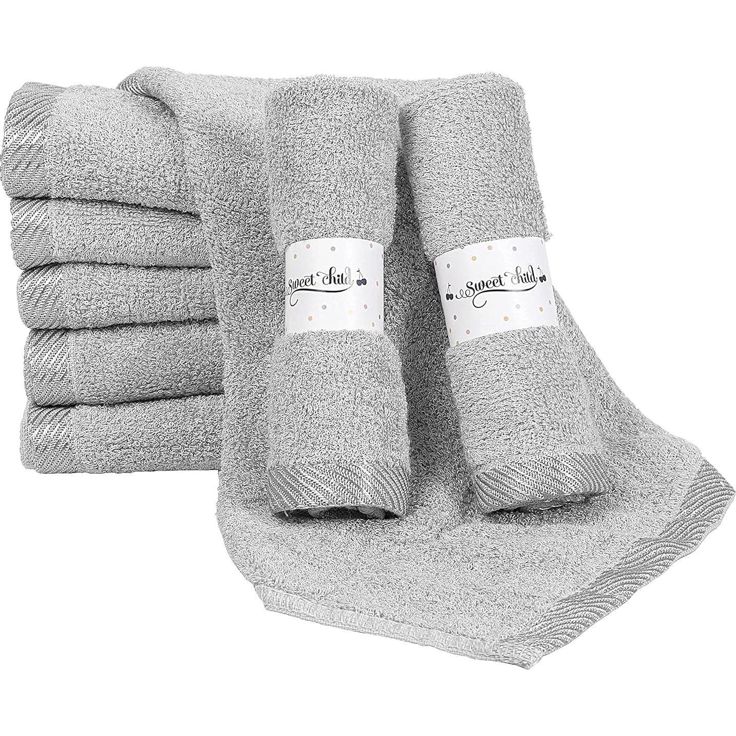 Toallitas para Bebé Sweet Child - Paquete de 8 Rayón Suave 25.4x25.4 cm