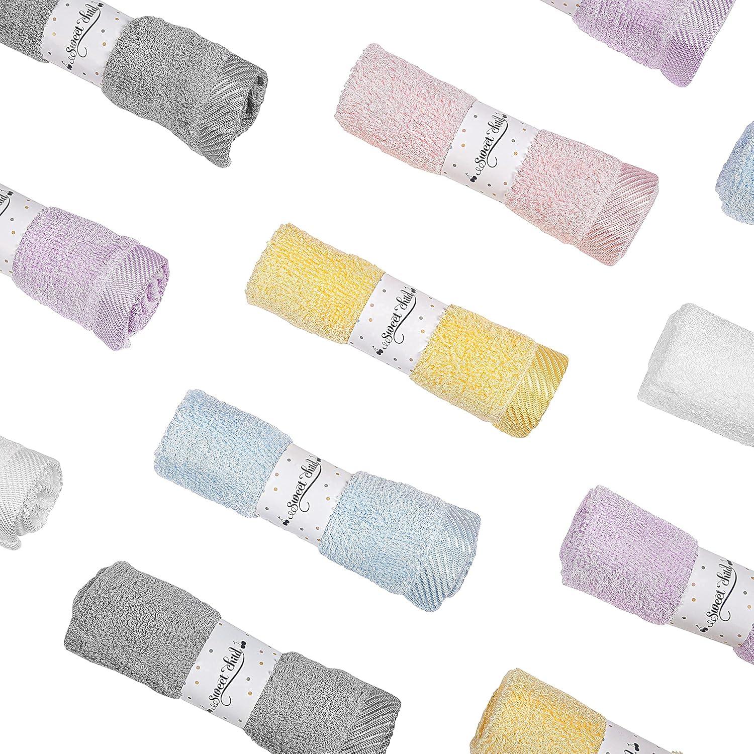 Toallitas para Bebé Sweet Child - Paquete de 8 Rayón Suave 25.4x25.4 cm