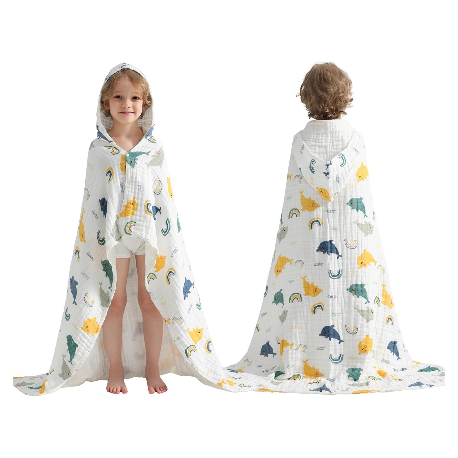 Toalla con Capucha para Niños usbettas 109.22x109.22 cm Algodón