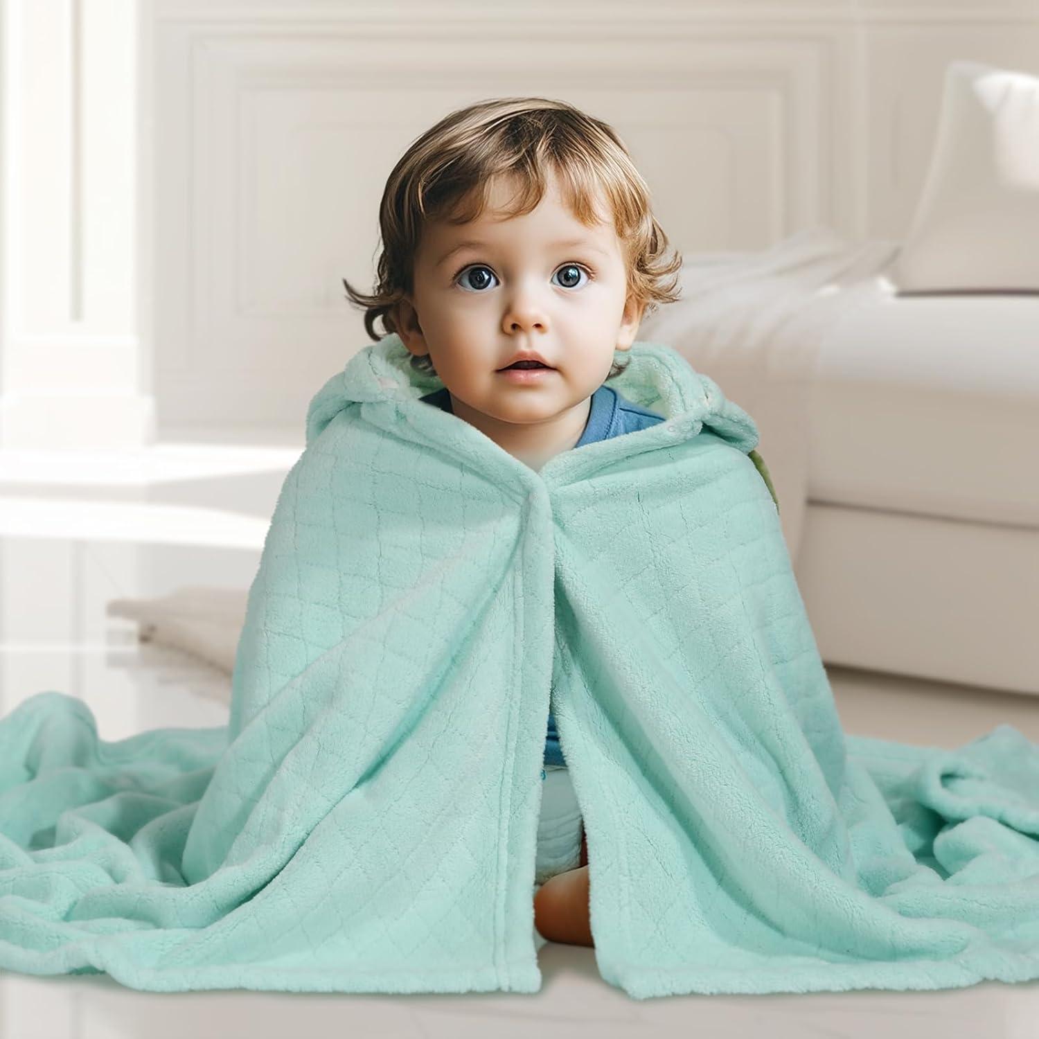 Toallas de Baño con Capucha WODHOY para Niños 127x81cm