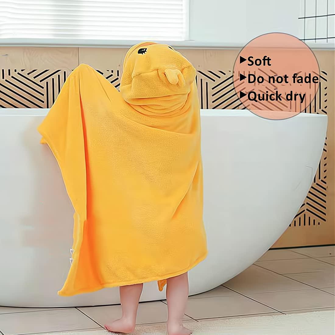 Toalla de Baño para Bebé BEENIFIC Pato Amarillo 68.6x142.2 cm