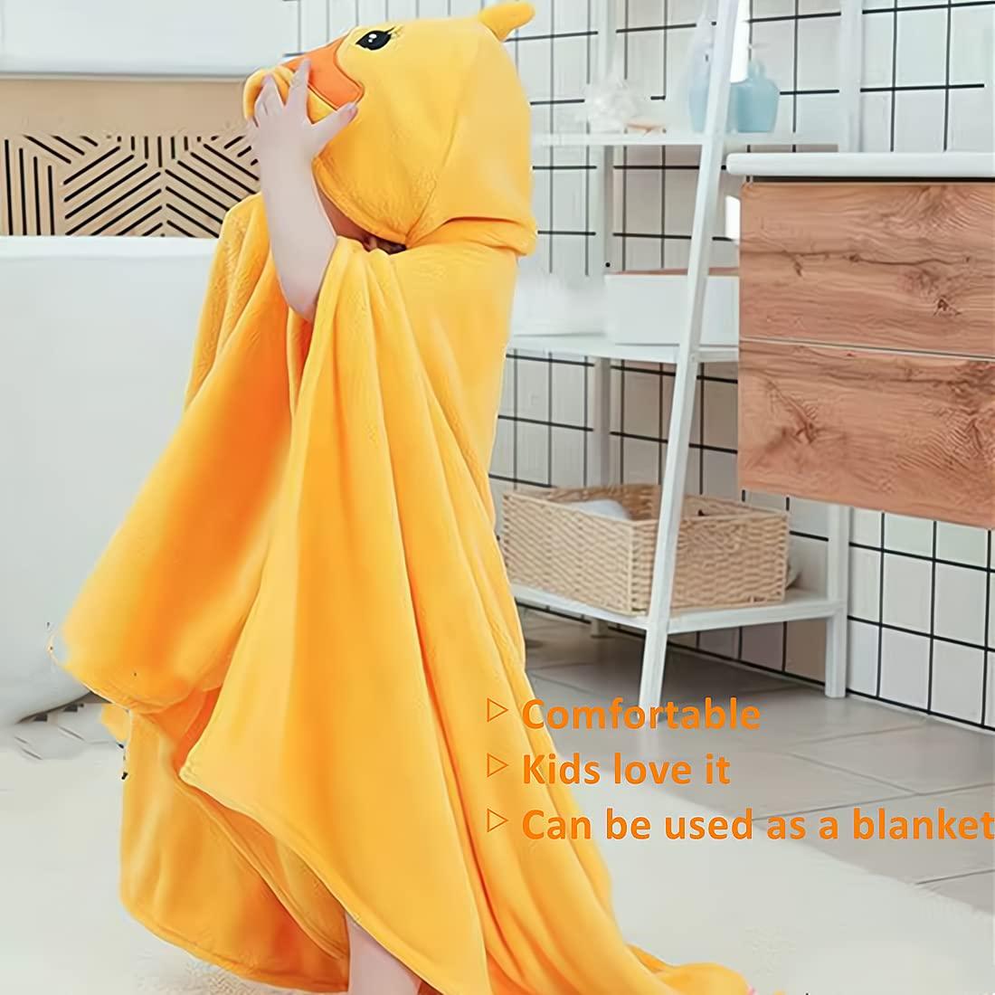 Toalla de Baño para Bebé BEENIFIC Pato Amarillo 68.6x142.2 cm