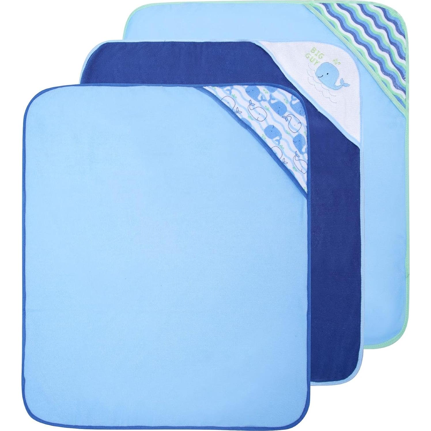 Toallas de bebé con capucha Buttons & Stitches, 3 unidades 66x76 cm