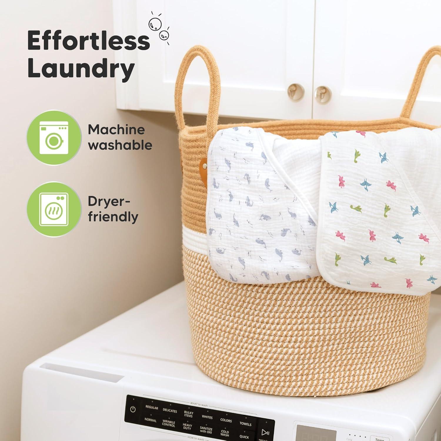 Toalla de Baño con Capucha KeaBabies Lyra Algodón Orgánico 76.2x76.2 cm