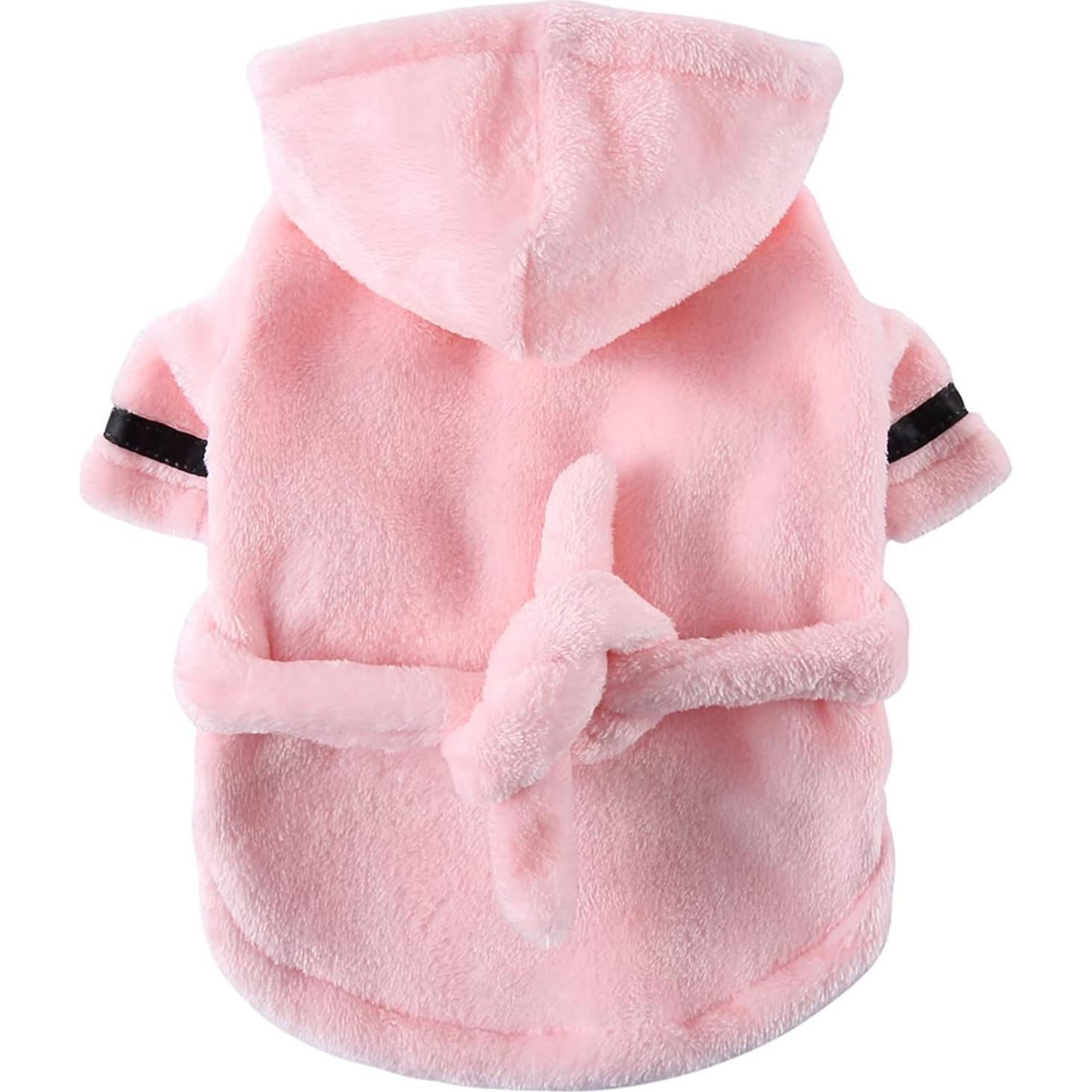 Bata de Baño para Perros Petyoung S Rosa Absorbente