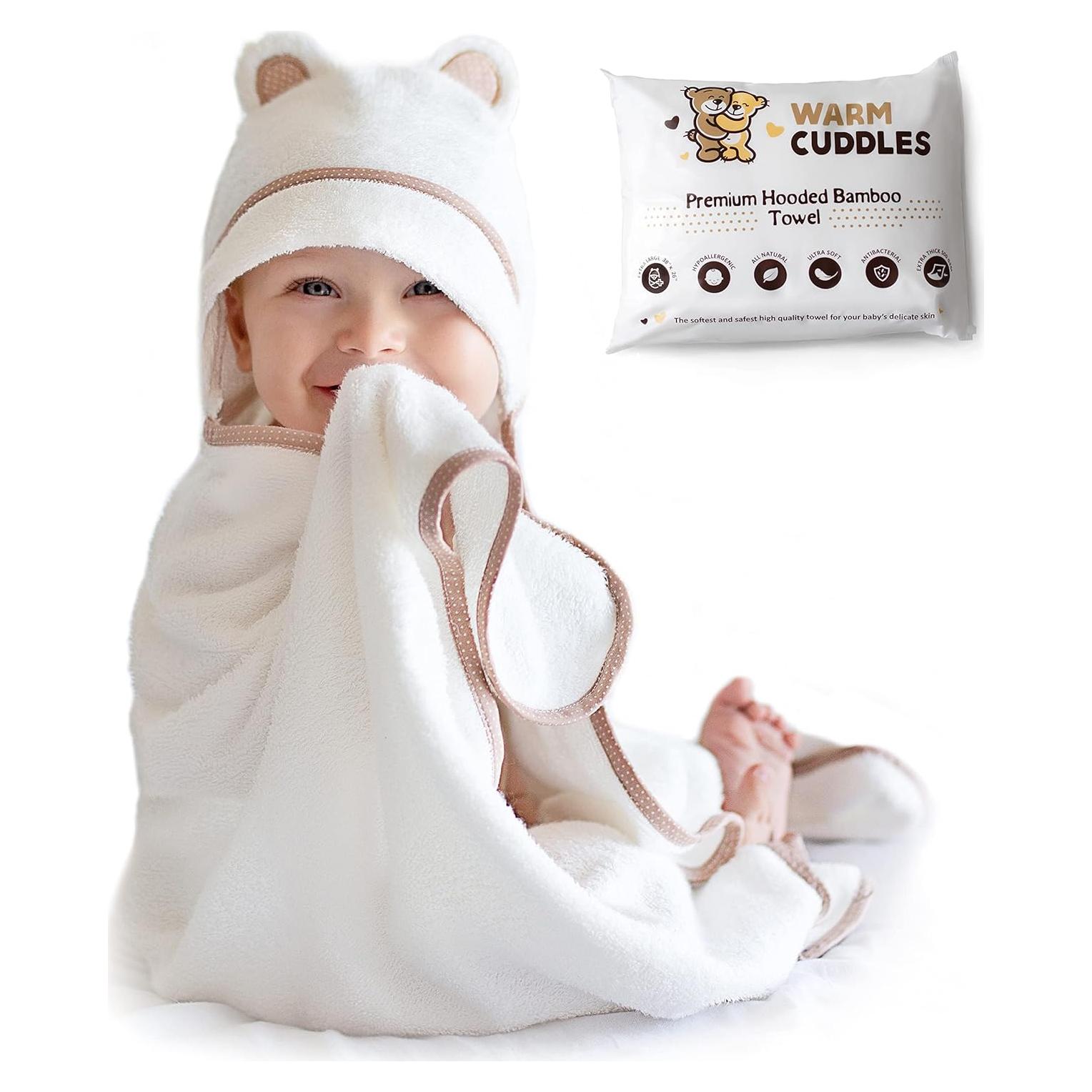 Toalla de Baño con Capucha Warm Cuddles para Bebé 96.5x66cm