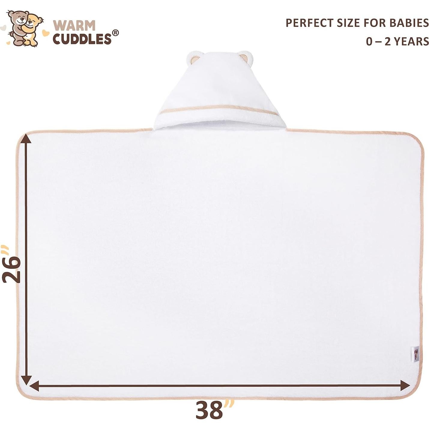 Toalla de Baño con Capucha Warm Cuddles para Bebé 96.5x66cm